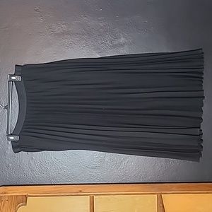 Black Pleated Skirt